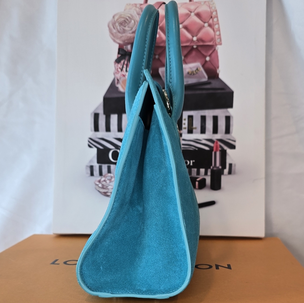 Jimmy Choo Suede Riley Purse 2 Way - Picture 5 of 14